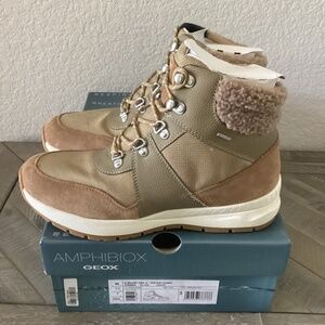 GEOX Braies Faux Fur Hiker Boot (Women), size 10/EU 40